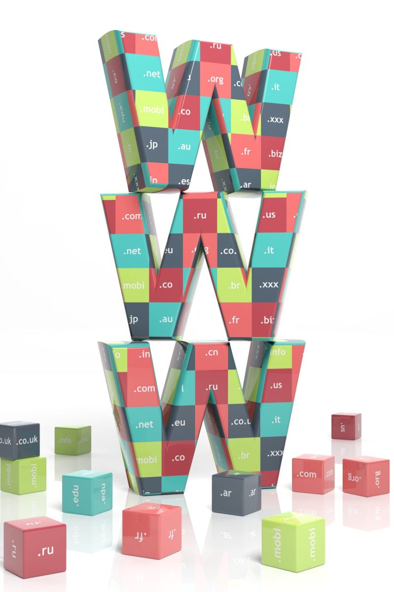 WWW in 3d with colorful cubes and domain extensions WWW in 3d with colorful cubes and domain extensions